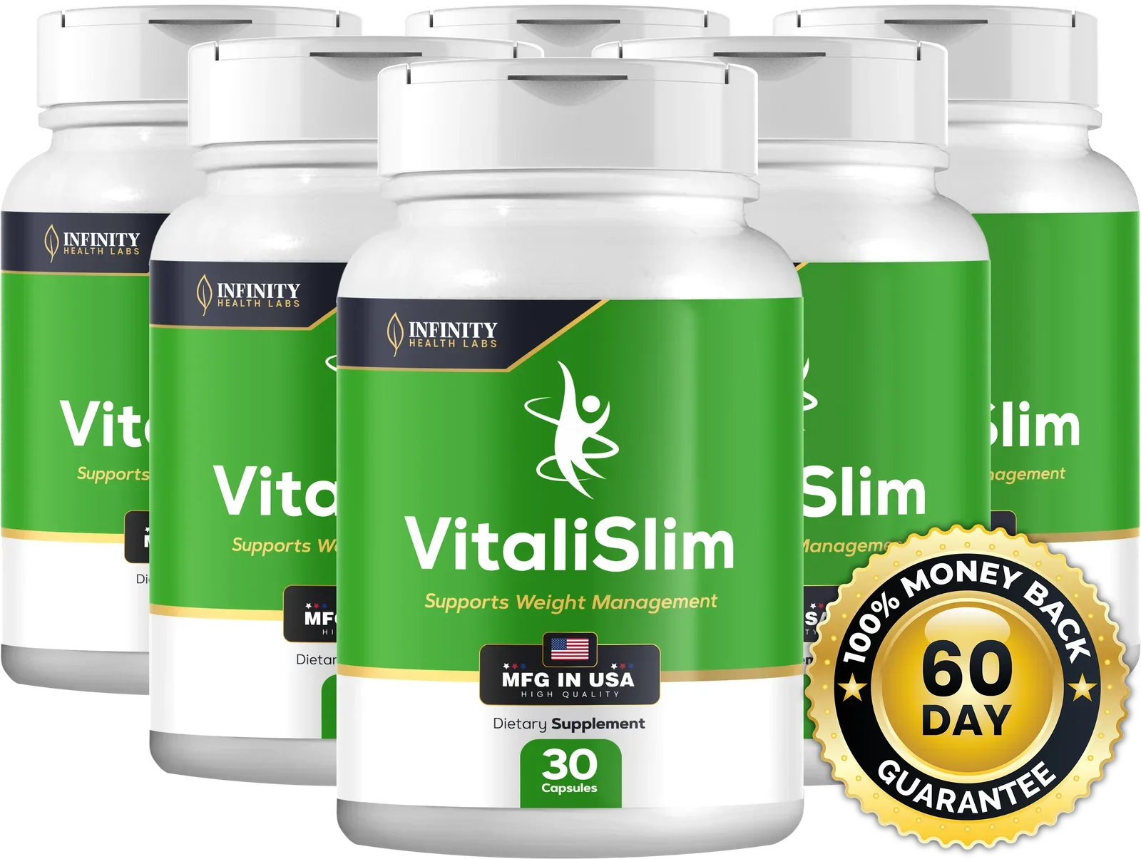 VitaliSlim 6 Bottles 180 Day Supply